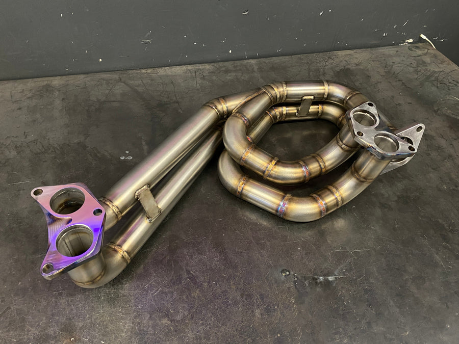 High-performance equal length header for 04+ STI, 02–14 WRX, and 04–08 FXT by DarkLight Fabrication
